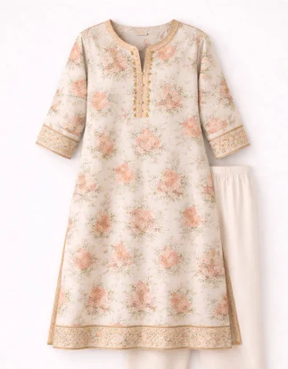 Women Printed Kurti Set