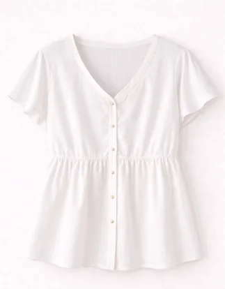 Women Casual Cotton Top image 3
